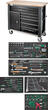 Stahlwille workbench including 238-piece premium tool set WB 621/238QR