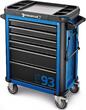 Stahlwille Tool trolley TTS 93/6 B 6 Drawers 481 x 877 x 1000 mm Blue, RAL 2703035, Farbe Blue, RAL 2703035, RAL 2703035