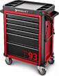 Stahlwille Tool trolley TTS 93/6 R 6 Drawers 481 x 877 x 1000 mm Red, RAL 3020, Farbe Red, RAL 3020, RAL 3020