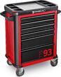 Stahlwille Tool trolley TTS 93/6 R 6 Drawers 481 x 877 x 1000 mm Red, RAL 3020, Farbe Red, RAL 3020, RAL 3020