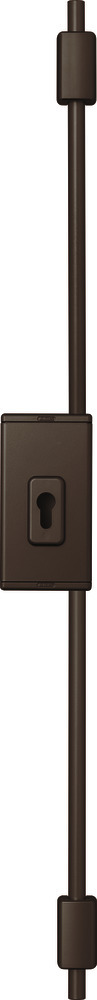 ABUS Tür-Stangenschloss TSS550 B Set ohne Zylinder inkl. Stangen