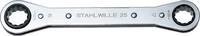 STAHLWILLE - SHOP Stahlwille Ratchet ring spanner size 10 x 11mm L.170mm, d1 26 mm, d2 30 mm -