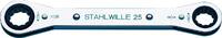 STAHLWILLE - SHOP Stahlwille Ratchet ring spanner size 3/4 x 7/8 L.235mm, 3/4 , 7/8 -