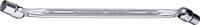 STAHLWILLE - SHOP Stahlwille Double ended flexi-joint spanner FLEXI size 1/2 x 9/16 L.227mm, a1 35 mm, a2 37 mm -