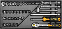   ELORA Socket Set 1/4', 41-pcs., ELORA-MS-50 ELORA Steckschlüssel-Satz ... 468,98 EUR318,91 EUR incl. VAT., +  23,10 EUR shipping