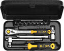 ELORA Socket Set 1/4", Inside TORX® safety screws, 14-pcs. 8-40, ELORA-1430-TTXU