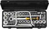  ELORA Socket Set 1/2', hexagon, 28-pcs. mm+AF, ELORA-771-LAMU  539,50 EUR366,86 EUR incl. VAT., +  28,40 EUR shipping