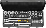   ELORA Socket Set 1/2', hexagon+xzn, 30-pcs. 10-32 mm, ELORA-771-OKLXZNU  602,82 EUR409,92 EUR incl. VAT., +  28,40 EUR shipping