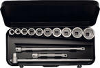 ELORA Socket Set 3/4", hexagon, 13-pcs. 22-50 mm, ELORA-771-S10 OKM