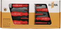 ELORA VDE Screwdriver Set , plain and cross slot, 5-pcs., ELORA-979S-5K