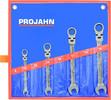 PROJAHN - SHOP PROJAHN GearTech combin. ratchet wrench flexible set 4pcs 10 - 13 - 17 - 19 mm -