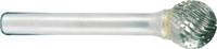 PROJAHN - SHOP PROJAHN Tungsten carbide rotary burr ball, shape D d1 6.0 mm, shank 6.0 mm cut 6 double cut -