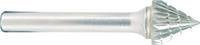 PROJAHN - SHOP PROJAHN Tungsten carbide rotary burr countersink 60° , shape J d1 9.6 mm, shank 6.0 mm cut 6 double cut -