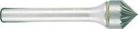 PROJAHN - SHOP PROJAHN Tungsten carbide rotary burr countersink 90° , shape K d1 12.7 mm, shank 6.0 mm cut 6 double cut -