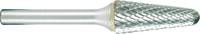 PROJAHN - SHOP PROJAHN Tungsten carbide rotary burr ball nose cone 22°, shape L d1 6.3 mm, shank 3.0 mm cut 6 double cut -