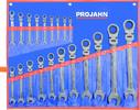 PROJAHN - SHOP PROJAHN GearTech combination ratchet wrench set 20pcs, flex 6 - 7 - 8 - 9 - 10 - 11 - 12 - 13 - 14 - 15 - 16 - 17 - 18 - 19 - 21 -