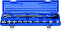 PROJAHN - SHOP PROJAHN 1/2 Torque Wrench Set, 11-pcs TORQUE-PROFI 200 + socket wrenches Range: 40-200 Nm Accuracy: 4% -