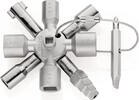 KNIPEX - SHOP KNIPEX KNIPEX 00 11 01 TwinKey® Schaltschrankschlüssel für gängige Schränke und Absperrsysteme 92 mm -