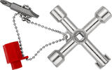 KNIPEX - SHOP KNIPEX KNIPEX 00 11 03 Schaltschrankschlüssel für gängige Schränke und Absperrsysteme 76 mm -
