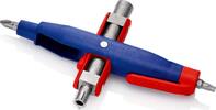 KNIPEX - SHOP KNIPEX KNIPEX 00 11 07 Stiftschaltschrankschlüssel für gängige Schränke und Absperrsysteme 145 mm (SB-Karte/Blister) -