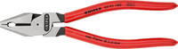 KNIPEX - SHOP KNIPEX KNIPEX 02 01 180 High Leverage Combination Pliers plastic coated black atramentized 180 mm -
