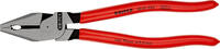 KNIPEX - SHOP KNIPEX KNIPEX 02 01 225 High Leverage Combination Pliers plastic coated black atramentized 225 mm -