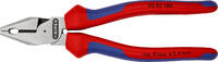 KNIPEX - SHOP KNIPEX KNIPEX 02 02 180 SB High Leverage Combination Pliers with multi-component grips black atramentized 180 mm (self-service c -
