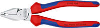 KNIPEX - SHOP KNIPEX KNIPEX 02 05 180 High Leverage Combination Pliers with multi-component grips chrome-plated 180 mm -