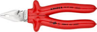 KNIPEX - SHOP KNIPEX KNIPEX 02 07 200 High Leverage Combination Pliers with dipped insulation, VDE-tested chrome-plated 200 mm -