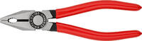 KNIPEX - SHOP KNIPEX KNIPEX 03 01 180 Combination Pliers plastic coated black atramentized 180 mm -