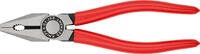 KNIPEX - SHOP KNIPEX KNIPEX 03 01 200 Combination Pliers plastic coated black atramentized 200 mm -