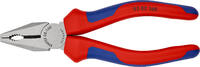 KNIPEX - SHOP KNIPEX KNIPEX 03 02 160 Combination Pliers with multi-component grips black atramentized 160 mm -