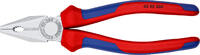 KNIPEX - SHOP KNIPEX KNIPEX 03 05 200 SB Combination Pliers with multi-component grips chrome-plated 200 mm (self-service card/blister) -