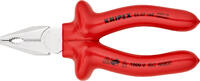 KNIPEX - SHOP KNIPEX KNIPEX 03 07 160 Combination Pliers with dipped insulation, VDE-tested chrome-plated 160 mm -