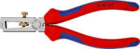 KNIPEX - SHOP KNIPEX KNIPEX 11 02 160 Insulation Stripper with opening spring, universal with multi-component grips black atramentized 160 mm -