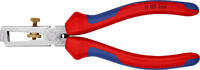 KNIPEX - SHOP KNIPEX KNIPEX 11 05 160 Insulation Stripper with opening spring, universal with multi-component grips chrome-plated 160 mm -
