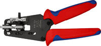 KNIPEX - SHOP KNIPEX KNIPEX 12 12 10 Präzisions-Abisolierzange mit Formmessern mit Mehrkomponenten-Hüllen brüniert 195 mm -