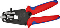 KNIPEX - SHOP KNIPEX KNIPEX 12 12 11 Präzisions-Abisolierzange mit Formmessern mit Mehrkomponenten-Hüllen brüniert 195 mm -