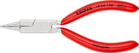 KNIPEX - SHOP KNIPEX KNIPEX 19 03 130 Rundzange mit Schneide (Schmuckbiegezange) mit Kunststoff überzogen verchromt 130 mm -