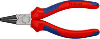 KNIPEX - SHOP KNIPEX KNIPEX 22 02 140 Rundzange mit Mehrkomponenten-Hüllen schwarz atramentiert 140 mm -