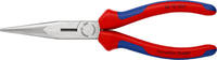 KNIPEX - SHOP KNIPEX KNIPEX 26 12 200 Snipe Nose Side Cutting Pliers (Stork Beak Pliers) with multi-component grips black atramentized 200 mm -