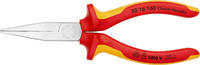   KNIPEX - SHOP KNIPEX KNIPEX 30 16 160 SB Langbeckzange isoliert mit Mehrkomponenten-Hüllen, VDE-geprüft verchromt 160 mm (SB-Karte/Blister) 