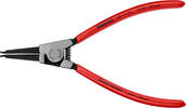 KNIPEX - SHOP KNIPEX KNIPEX 46 11 G4 Sicherungsringzange für Greifringe auf Wellen mit Kunststoff überzogen schwarz atramentiert 180 mm -