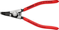 KNIPEX - SHOP KNIPEX KNIPEX 46 31 A12 Circlip Pliers for external circlips on shafts 45° bent plastic coated black atramentized 130 mm -