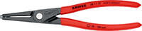 KNIPEX - SHOP KNIPEX KNIPEX 48 11 J3 SB Precision Circlip Pliers for internal circlips in bore holes with non-slip plastic coating grey atrame -