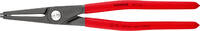 KNIPEX - SHOP KNIPEX KNIPEX 48 11 J4 Präzisions-Sicherungsringzange für Innenringe in Bohrungen mit rutschhemmendem Kunststoff überzogen grau -