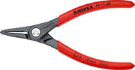 KNIPEX - SHOP KNIPEX KNIPEX 49 11 A0 SB Präzisions-Sicherungsringzange für Außenringe auf Wellen mit rutschhemmendem Kunststoff überzogen grau -