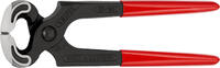 KNIPEX - SHOP KNIPEX KNIPEX 50 01 180 SB Carpenters' Pincers plastic coated black atramentized 180 mm (self-service card/blister) -
