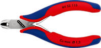 KNIPEX - SHOP KNIPEX KNIPEX 64 52 115 Electronics End Cutting Nipper with multi-component grips 115 mm -