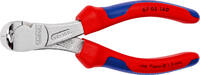 KNIPEX - SHOP KNIPEX KNIPEX 67 05 140 High Leverage End Cutting Nipper with multi-component grips chrome-plated 140 mm -